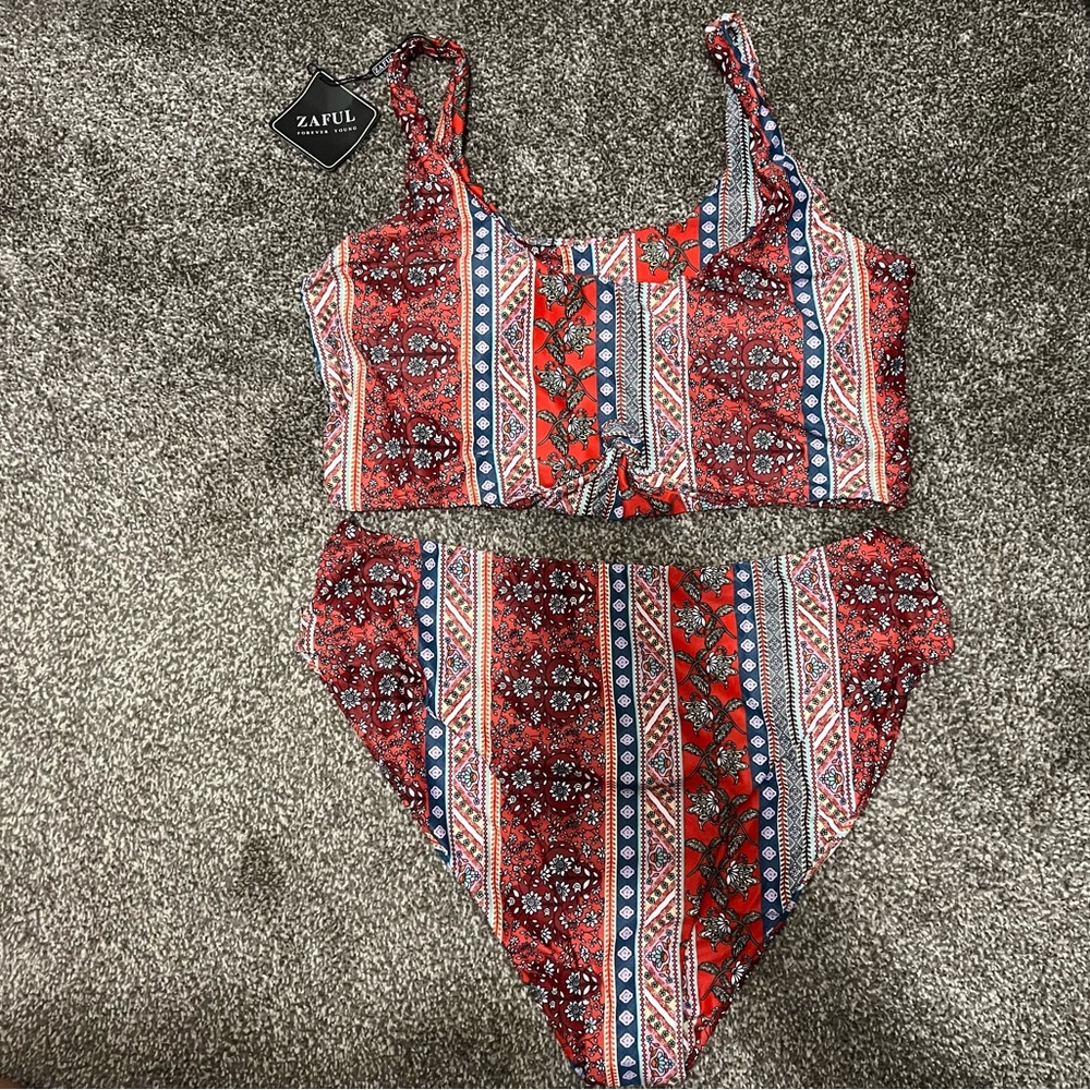 NWT ZAFUL Bathing Suit Set